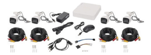 Kit Turbohd Hikvision Hk1080cv 1080p Dvr 4 Canales 4 Cam /vc