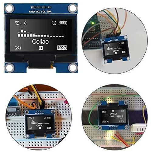 Módulo De Pantalla Oled 1.3 Spin Iic I2c Serial 128x64 Ssh1,