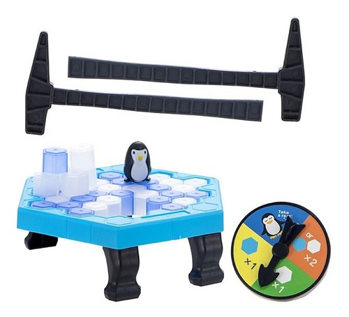 Jogo de mesa Pinguim Numa Fria Art Brink Brinquedo Natal
