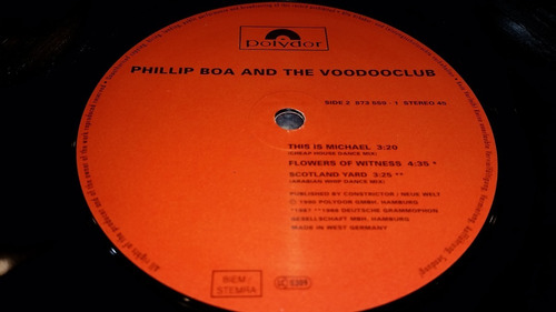 Phillip Boa And The Voodooclub This Is Michael Vinilo Maxi (Usado)
