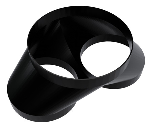 Adaptador Duto Duplo Redutor Expansor 2 100mm Para 1 150mm