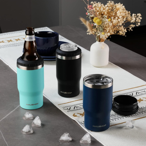 Enfriador De Latas De 12 Oz De Acero Inoxidable