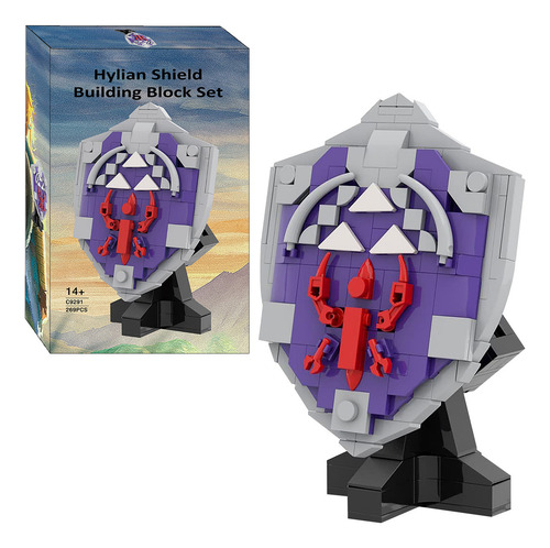 Set De Bloques De Construcción Hylian Shield, Decoración Del