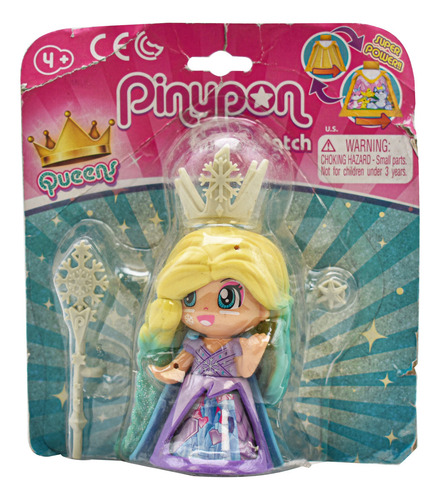 Pinypon Queens Vestido Violeta Super Power Famosa Cd
