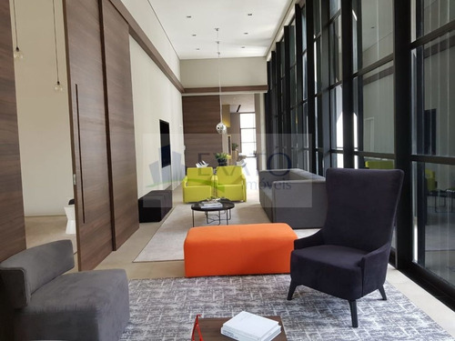 Imagem 6 de 14 de Apartamento Com 30m², Silencioso E Ensolarado, Próximo Ao Shopping Morumbi. - Em40025