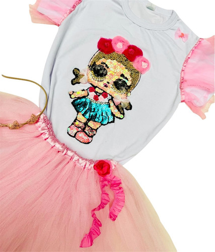 Disfraz Disney Niñas Oferta Únicos Talles Lets Play Desing Turquesa Frozen Tutu Brillos Con Raso 5 A 7