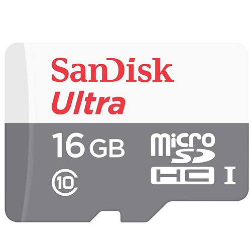 Cartão De Memória - Microsdhc - 16gb - Sandisk - Classe 10 - Sdsquns-016g-gn3ma