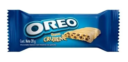 Chocolate Oreo Blanco Crujiente 20 Gr X 1 - Kg a $6