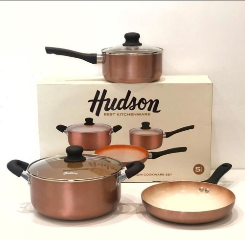 Ollas Y Sarten De Ceramica Con Antiadherente Hudson 