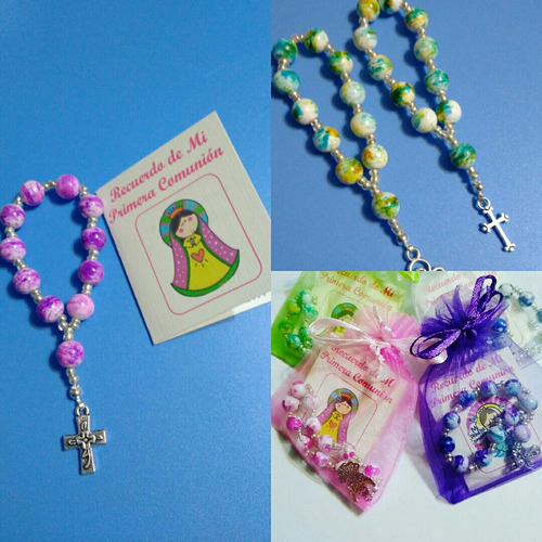 Encintados Denarios Multicolor Recuerdos Para Bautizo X 12