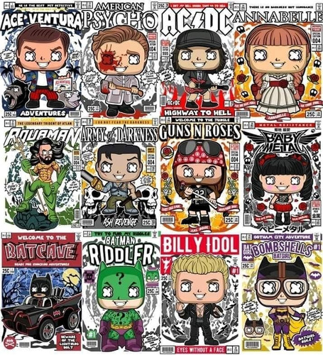 Más 700 Plantillas Funko Playera Editable Ai Cdr Psd Svg
