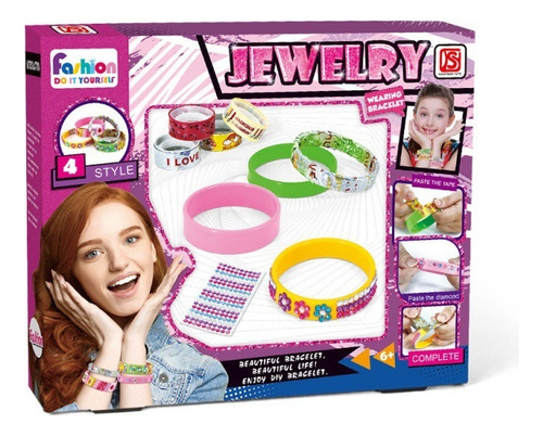 Kit Para Hacer Pulseras Para Niñas, Artes Para Niñas