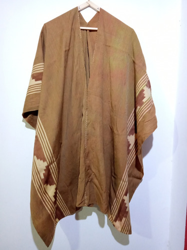 Antiguo Poncho Esfumado Jujuy Jujeño Guarda Atada (Usado)