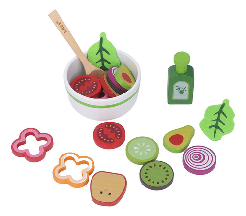 Juguete De Ensalada De Verduras Simulado Educativo De Made