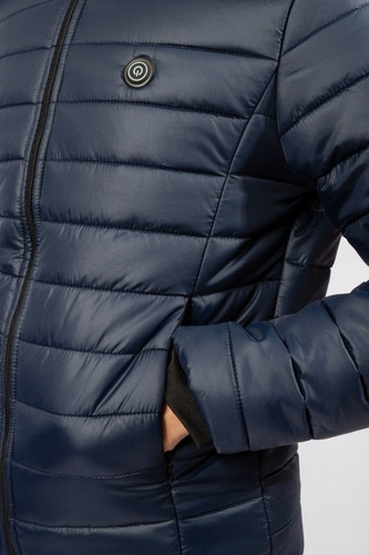 Imagen 3 de 10 de Campera Con Sistema De Calentador Usb