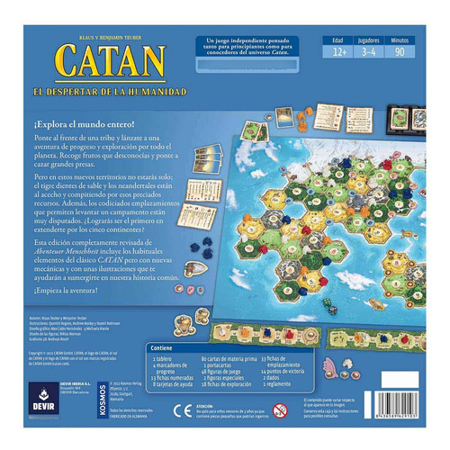Juego De Mesa Catan Despertar De La Humanidad Devir Español