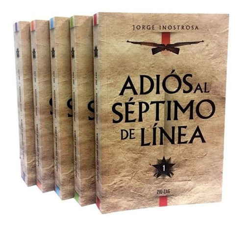 Libro Adiós Al Séptimo De Línea (5 Tomos) - Jorge Inostrosa