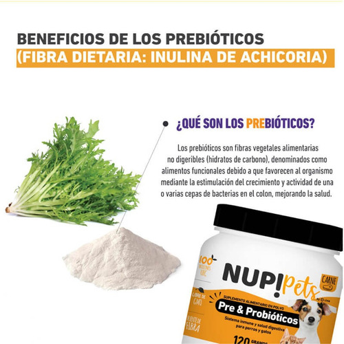 Nup! Pets Pre Y Probióticos Perro Y Gato Sabor Salmon
