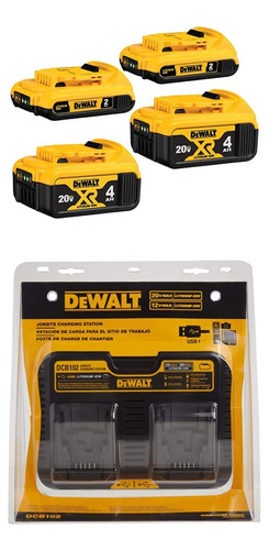 Dewalt Bateria Maxima 20 V Ion Litio 4 Ah 2 -ah Estacion 12