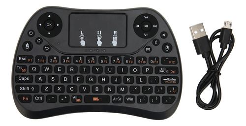 Mini Teclado Inalámbrico Recargable De Mano De 2,4 Ghz