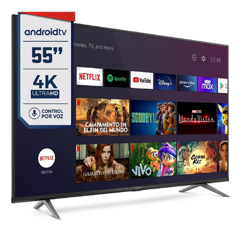 Imagen 4 de 10 de Tv Smart 55 Pulgadas Hitachi Led 4k Ultrahd Cuotas