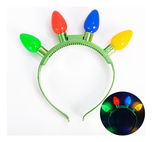 Diadema Con Bombilla Led Intermitente De Navidad, Recuerdos