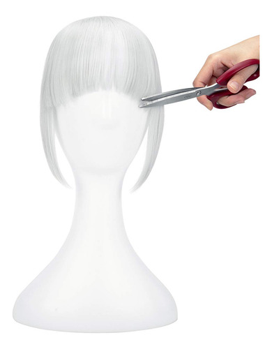 2 Uds. Extensiones De Cabello Con Flequillo Con Clip, Flequi