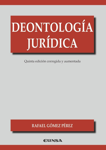 Libro Deontologia Juridica