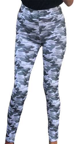 Calza Camuflada Lycra Chupin Calza Leggins Camuflado Militar