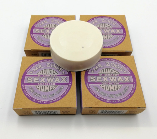 Imagen 2 de 3 de Cera Para Surf Sexwax Quick Hump Agua Fria Base + Cera