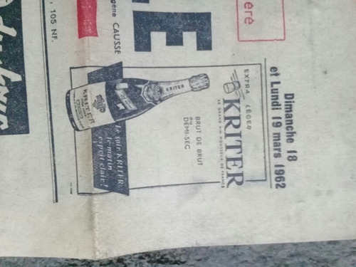 Periódico De El Año1962 (Usado)