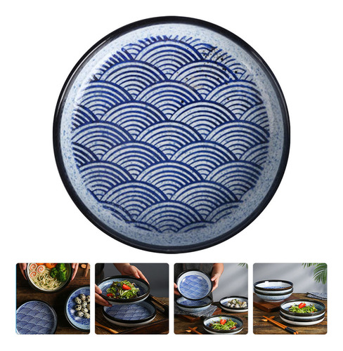 Plato Para Servir, Plato Llano De Estilo Japonés