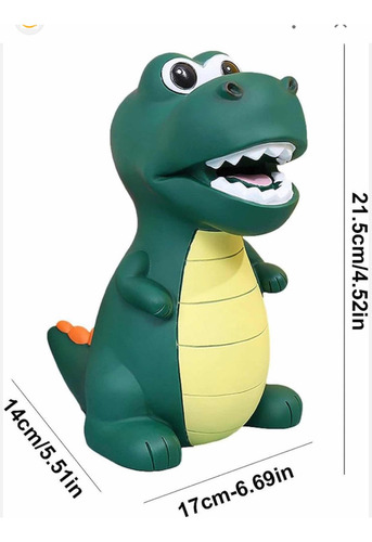 Hucha/ Alcancia De Dinosaurio Para Niños