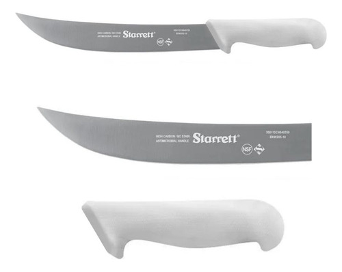 Faca Starrett Carne Curva Larga 10 Bkw205-10