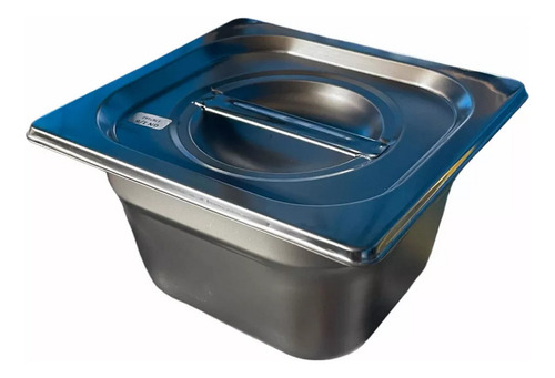 Deposito Inox Cocina Gastronomico Con Tapa Contenedor Alimen