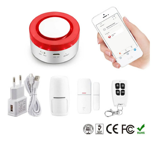 Kit De Alarma Wifi 