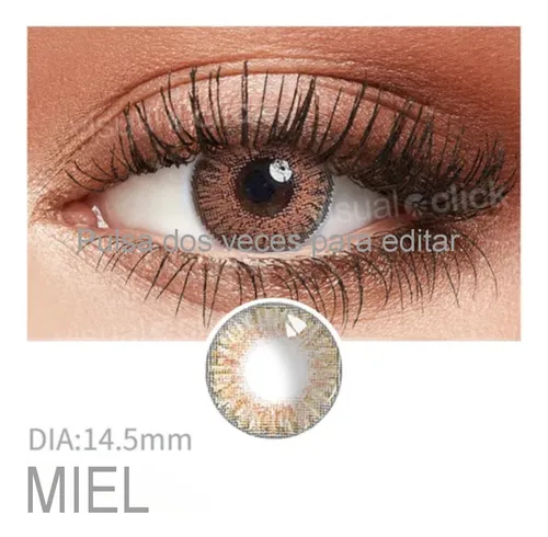 Lentes de contacto color verde miel best sale