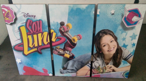 Disney Soy Luna Cuadro Triptico