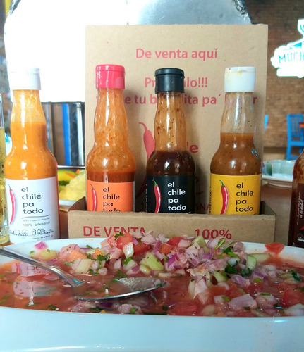 Salsa Picante Artesanal Elchilepatodo Sabor Habaneroranchero
