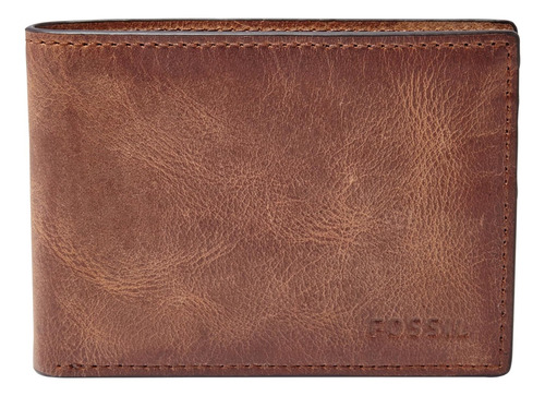 Billetera Hombre Bolsillo Frontal Plegable Fossil