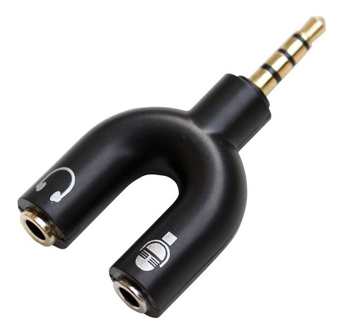 Adaptador Splitter 2 En 1 Audio Y Microfono Para Cel Lap Ps4