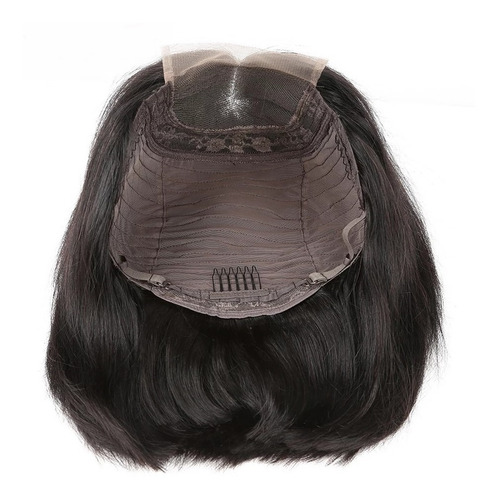 Peruca Lace Front Wig 4x4 Cabelo Humano Total Remy 10 Inches