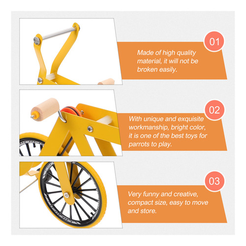 Divertido Juguete Para Bicicleta Con Forma De Loro, Juguete
