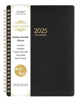 Comprar Planner 2025 - Planner\u002Fcalendar 2025 Tapa Dura Negra