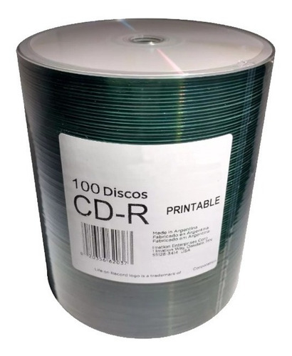 Cd Printables Blanco Tdk X 100u Print Distribuidor Oficial