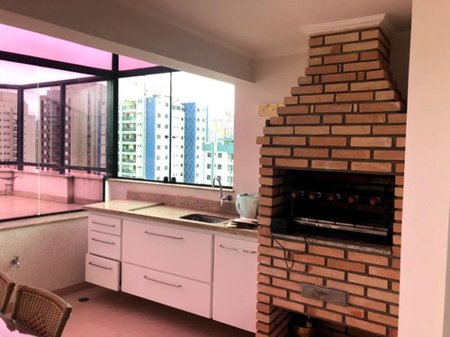 Imagem 8 de 25 de Cobertura Com 4 Dormitórios À Venda, 220 M² Por R$ 1.100.000 - Próximo Ao Shopping Anália Franco - Água Rasa - São Paulo/sp - Co0273