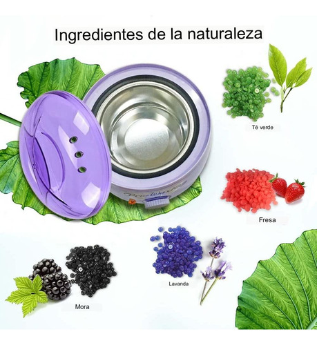 Imagen 3 de 9 de Maquina Olla Depilatoria + 400g De Cera + 10 Paletas