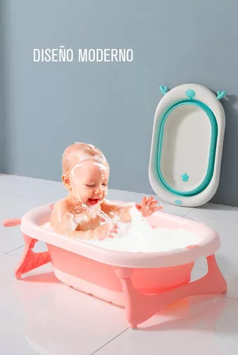 Bañera Plegable para Bebé con Display de Temperatura y Patas Plegables -  Mercado Lider