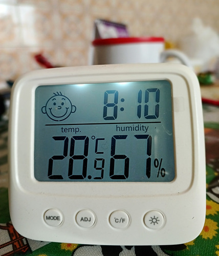 Higrômetro Multifuncional Digital Temperatura E Umidade