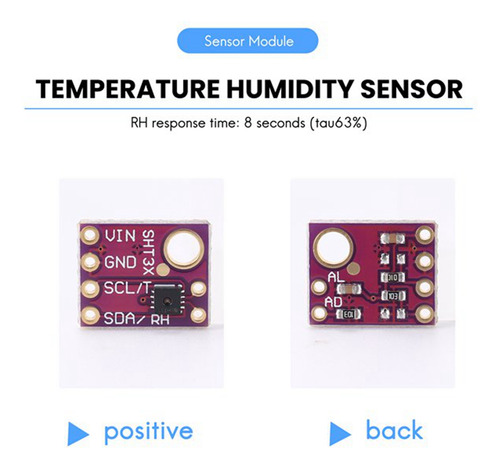 Módulo De Sensor De Humedad Sht31 Temperatura Sht31-d Microc